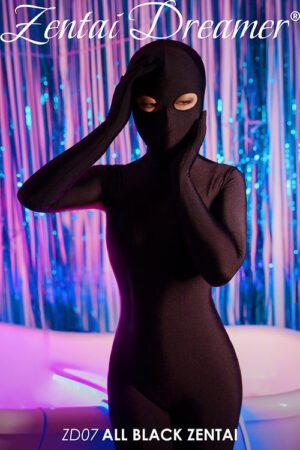 ZD07 All Black Zentai